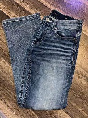 BKE Aiden Boys 29x30 Washed Blue Relaxed Jeans